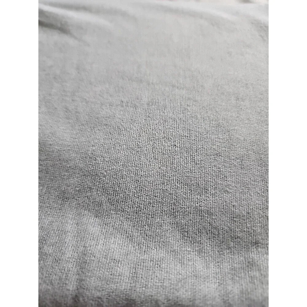 Cuddl Duds Heavyweight Flannel KING 100% Brushed Cotton Sheet Set Grey Heather